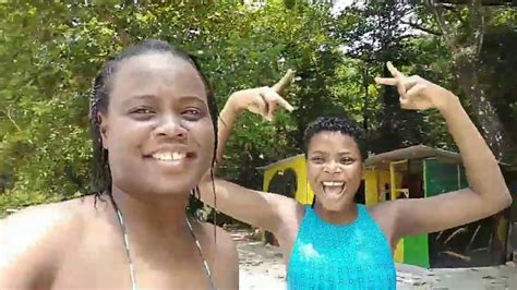 beach vlog winniefred beach portland jamaica youtube