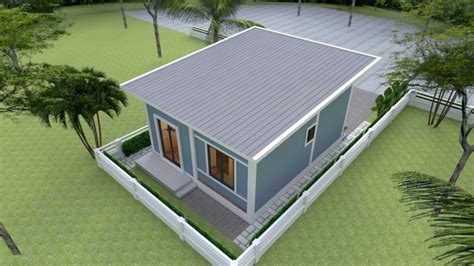 Small House Plans 6x7 With 2 Bedrooms Shed Roof Samhouseplans