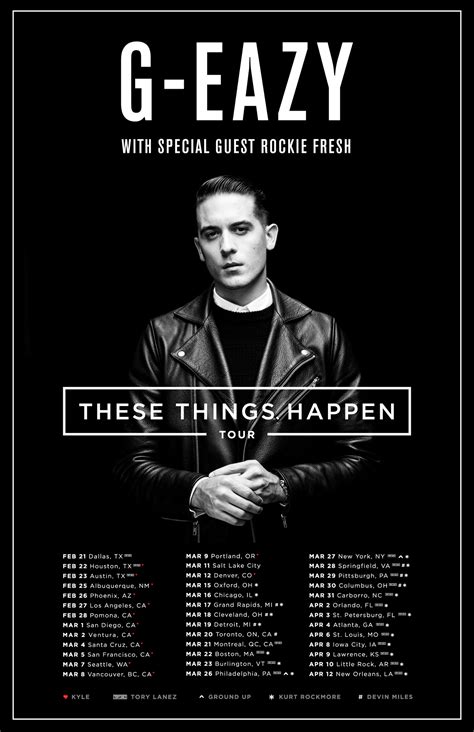 These Things Happen Tracklist G Eazy