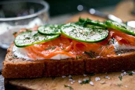 Smoked Salmon Sandwich With Goat Cheese Recipe Nyt Cooking