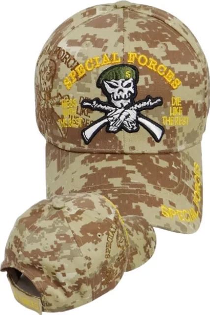Us Army Special Forces Ball Cap Ranger Green Beret Oef Oif Gulf Hat