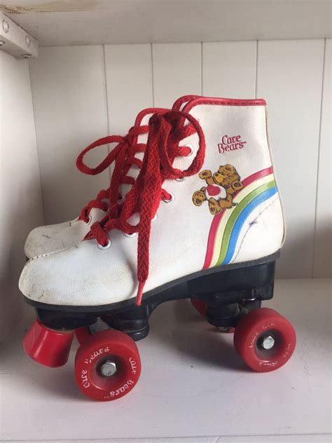 Adorable 80s Care Bear Roller Skates Vintage 1980s Rainbow