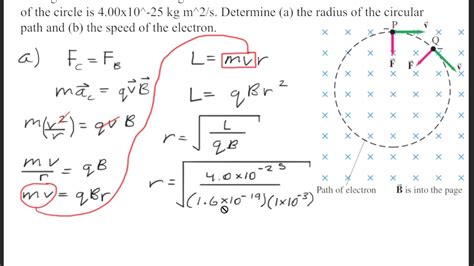 An Electron Moves In A Circular Path Perpendicular To A Constant