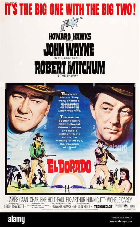 El Dorado John Wayne Robert Mitchum 1966 Stock Photo Alamy