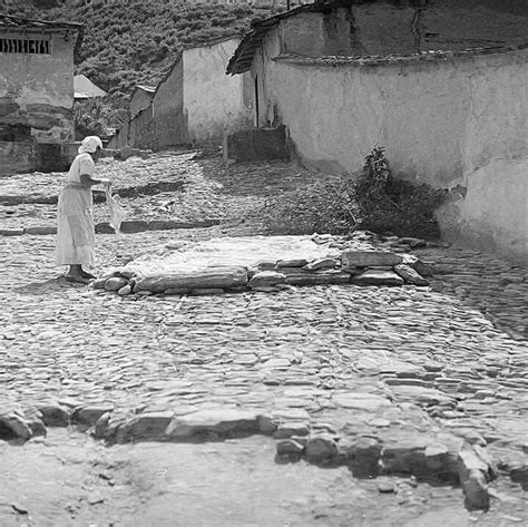 Antiguo Camino Empedrado En La Subida Hac A El Colorado Circa