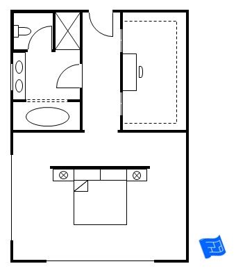 A free customizable bedroom design layout template is provided to download and print. Master Bedroom Floor Plans