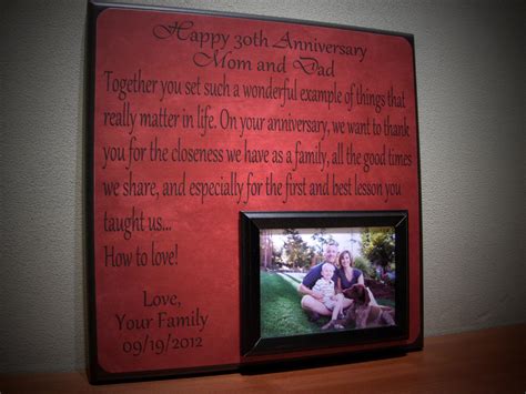 We are here with 10 surprising parents anniversary gift ideas. Anniversary Picture Frame Gift 40th by YourPictureStory on ...