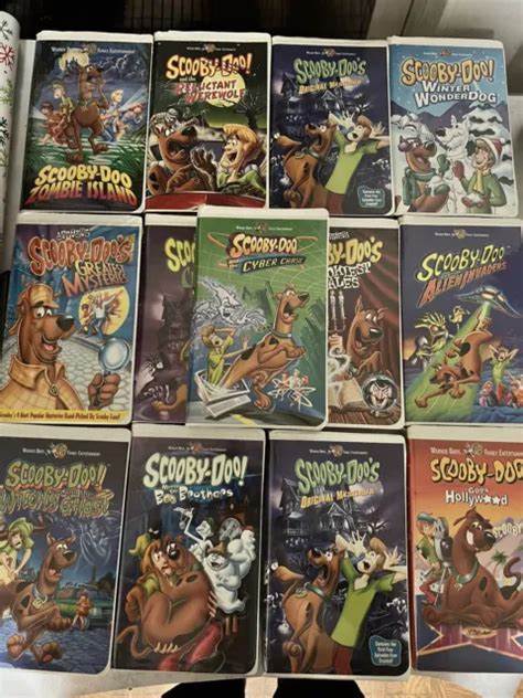Scooby Doo Vhs Lot Of Different Titles Warner Brothers Cartoon Network Used Picclick
