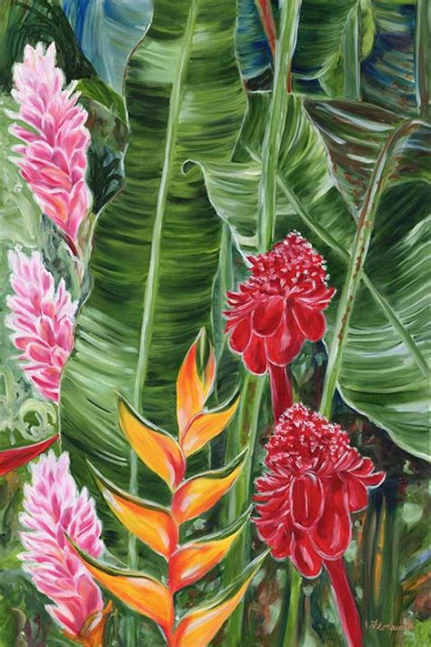 Hawaiian Flower Paintings