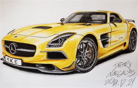 Mercedes Benz Drawing Sketch Drawing Skill