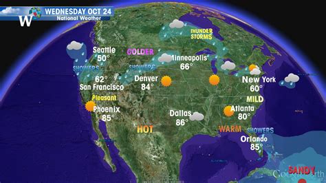 Map United States Weather Direct Map