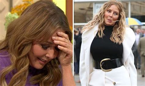 Carol Vorderman Countdown Star Taken To Hospital In Ambulance After