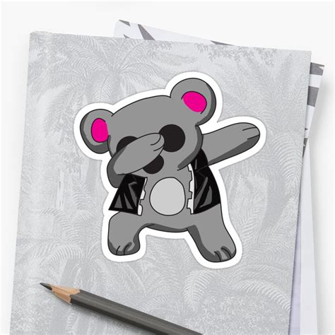 Dabbing Koala Bear Stickers By Creativestrike Redbubble