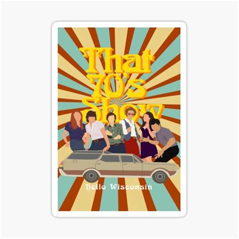 That 70s Show Stickers That 70s Show Unique Poster Vinyl Decal Stickers