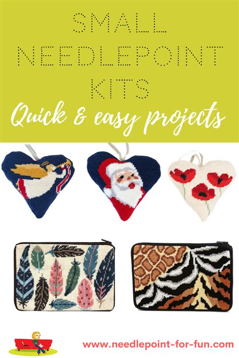Small Needlepoint Kits That Are Real Winners Needlepoint Kits