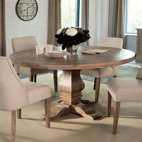 A round table and four matching armless chairs come included in this set. Florence Round Dining Set w/ Beige Chairs by Coaster ...