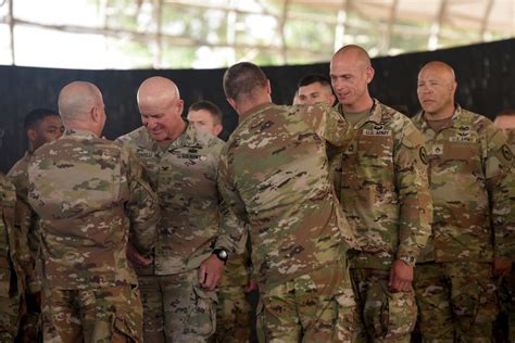 Dvids News Cjtf Hoa Holds Combat Patching Ceremony For 157th