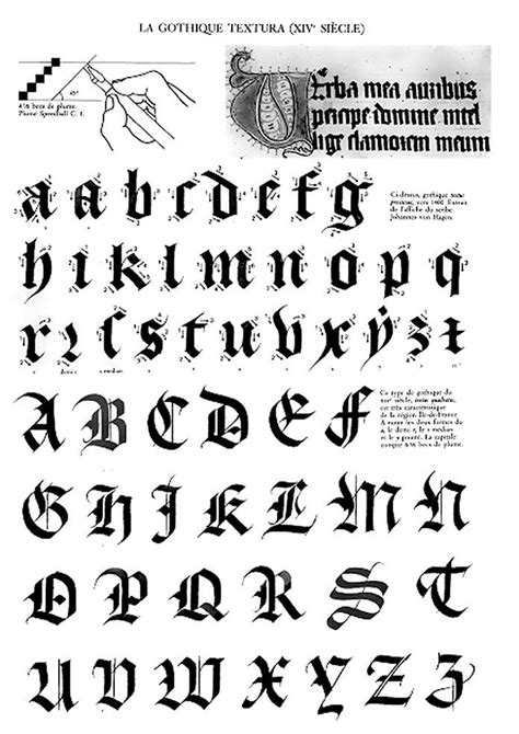 Claude Médiavilla, Calligraphie | Lettering alphabet, Gothic lettering, Lettering