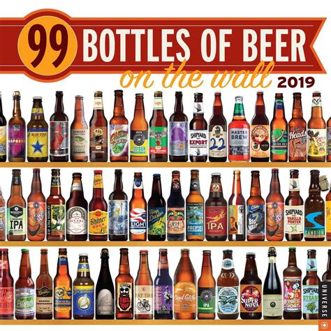 99 Bottles Of Beer On The Wall 2019 Wall Calendar Calendar