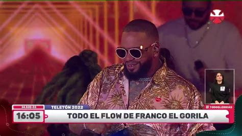 ¡dejó A Todos En Llamas Franco “el Gorila” Causó Furor En La Teletón Chilevisión