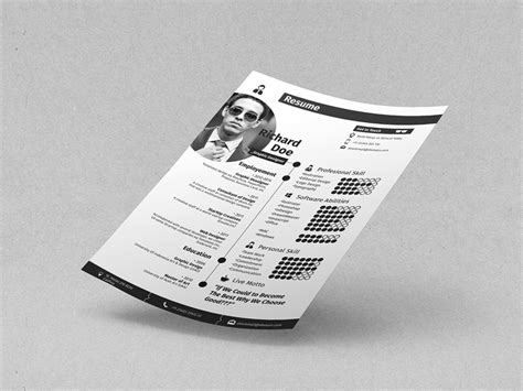 Free Cool Resume Template Free Download