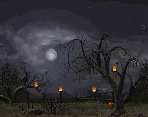 Halloween Animated Wallpaper Delightful Ebony Gorgeous