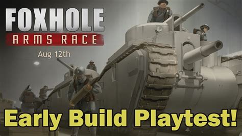 First Look At Update 37 Foxhole Youtube