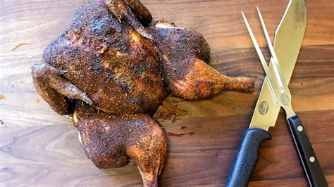 smoked spatchcock chicken recipe