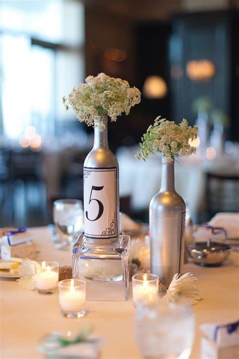 Shop wine themed decorations & more. Silver Wine Bottle Centerpieces