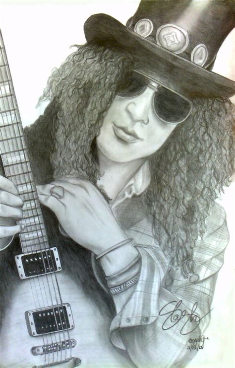 Slash Intento Por Marhysela Dibujando