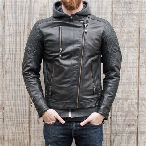 Sure to turn heads with its offset front zipper, low collar, and quilted leather detailing, rsd's clash jacket isn't just for show. Roland Sands Clash Jacket - Black | Leather riding jacket ...