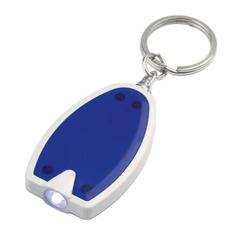 Customized Led Keychains Blue Flashlight Keychains