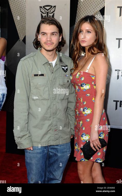 Emile Hirsch And Brianna Domont Attend The Premiere Of Transformers