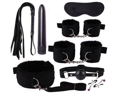 8pcs Sexual Games Set Portable Comfortable Sexy Adult Sexual Games Bondage Suit For Role Playing
