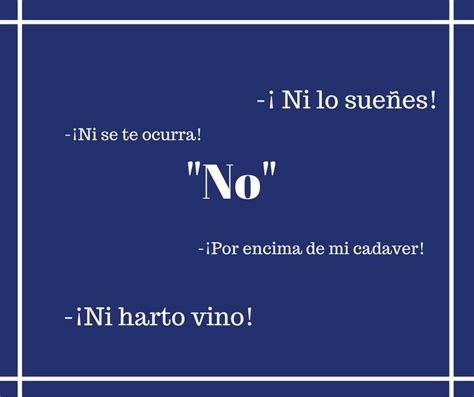 Different Ways To Say No In Spanish If You Know How To Say No In