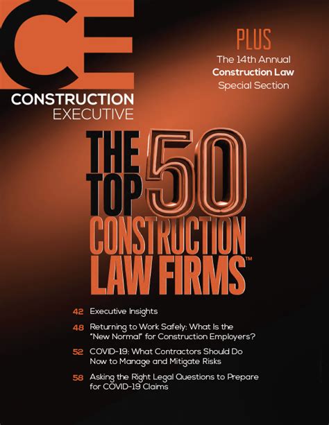 Finch Thornton And Baird Llp Ranked 14 Among Top 50 Construction Law