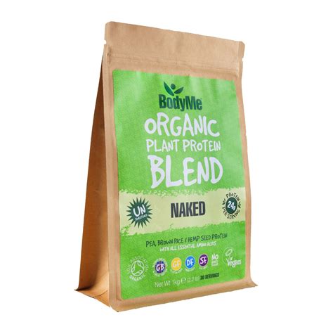 BodyMe Organic Vegan Protein Powder Blend Naked Natural Kg