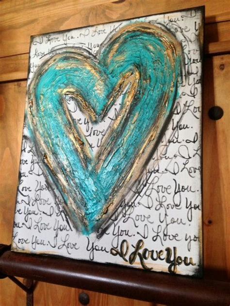 Lovebirds painting on heart shaped canvas board 15. Pin by Stacy Baize on Craft ideas | Heart art, Art, Heart ...