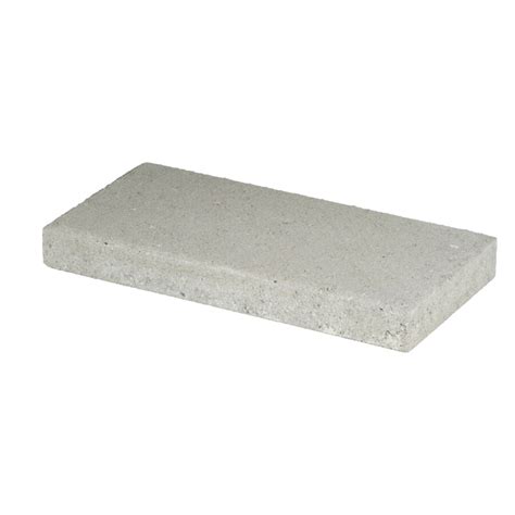 Shop Gray Concrete Patio Stone Common 8 In X 16 In Actual 77 In X