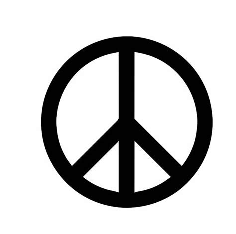 Hippie Peace Sign Logo Decal Sticker Love Hippie Symbol Car Etsy