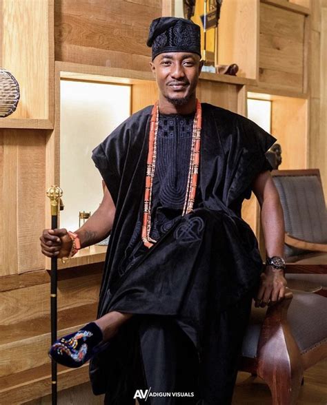 Black Velvet Agbada Looks Yoruba Traditional Wedding Looks For Grooms