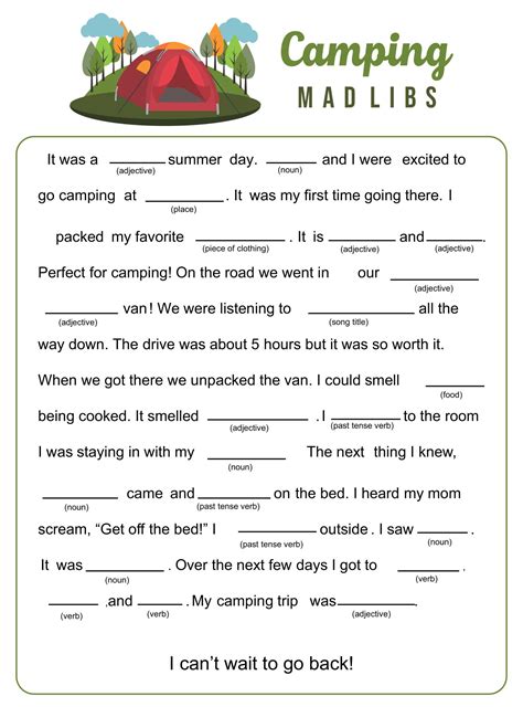 Mad Libs About Summer