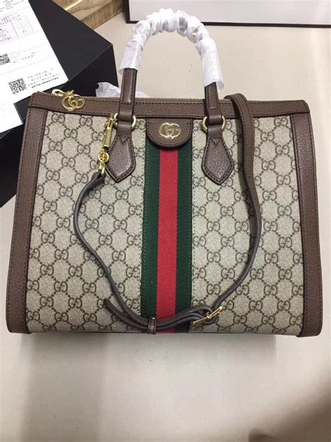Gucci Woman Tote Bag Original Leather Version Gucci Handbags Gucci