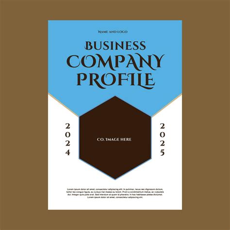 Business Company Profile Template Brochure Layout 31603132 Vector Art