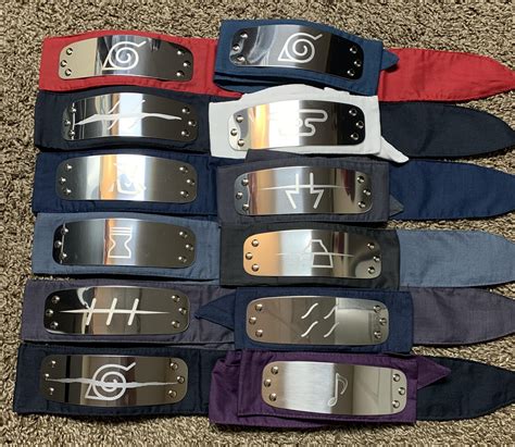 My Naruto Headband Collection So Far Which One You Representing R