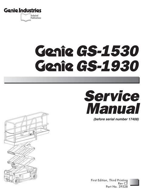 GENIE GS-1930 SERVICE MANUAL Pdf Download | ManualsLib