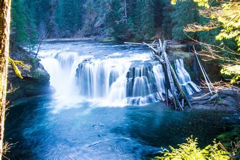 River Falls Scenic Views Lewis Waterfall Hiking Outdoor Ideas