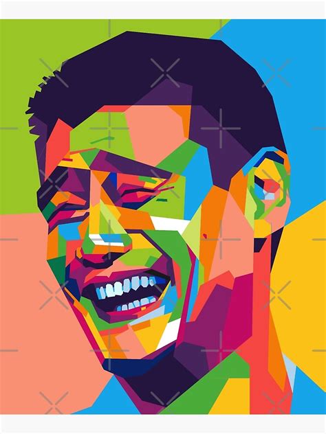 Yao Ming Meme Face Pop Art Potrait Poster By Rifafin Redbubble