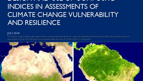 Design And Use Of Composite Indices In Assessments Of Climate Change