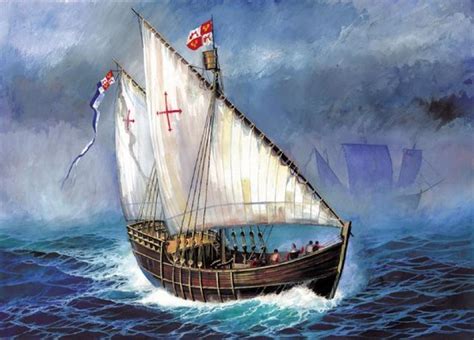 Christopher Columbus Ship Painting At Explore